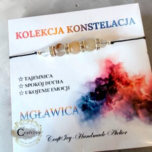 Bransoletka Sznurkowa Mgławica – Kolekcja Konstelacja