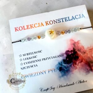 Bransoletka Sznurkowa Gwiezdny Pył – Kolekcja Konstelacja