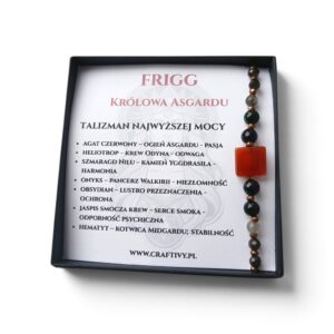 Bransoletka FRIGG – Królowa Asgardu | Talizman Najwyższej Mocy