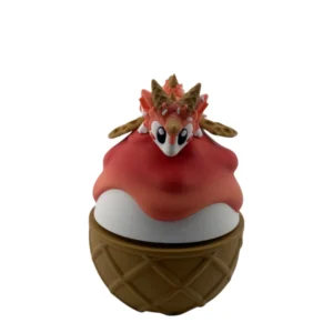 ​🪺🍦 Kolekcjonerska Figurka 3D – Smoczek w Jajku-Deserze Lodowym (Ice Cream Dragon & Egg)