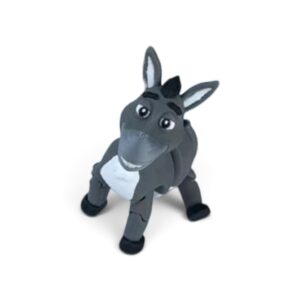 ​🫏 Ruchoma Figurka 3D – Sympatyczny Osiołek (Flexi Donkey)