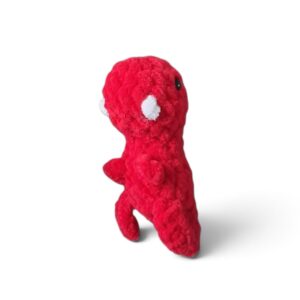 Szydełkowy Czerwony Dinozaur – Pluszowy Dino