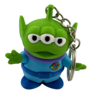 ​👽 Brelok do Kluczy 3D – Trójoki Kosmita z Toy Story (Alien Keychain)
